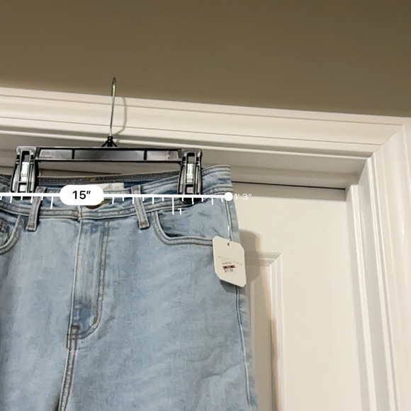 Altar'd State Blue Flare Wide Leg Jeans - Picture 2 of 4